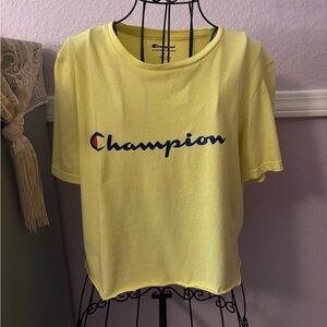 Women’s Champion Yellow Crop Top Size XL